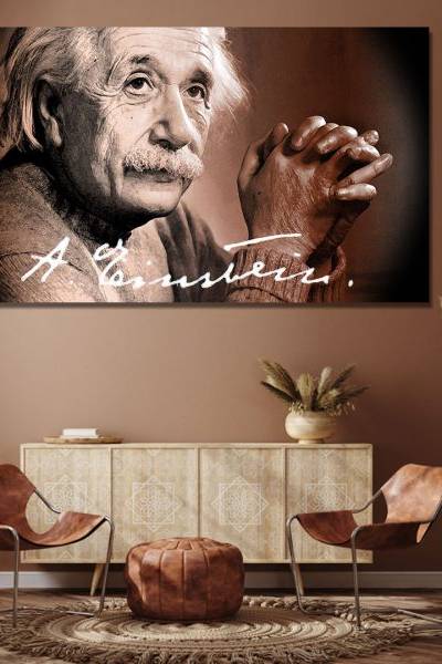 Einsteinovo Razmišljanje - slika na platnu