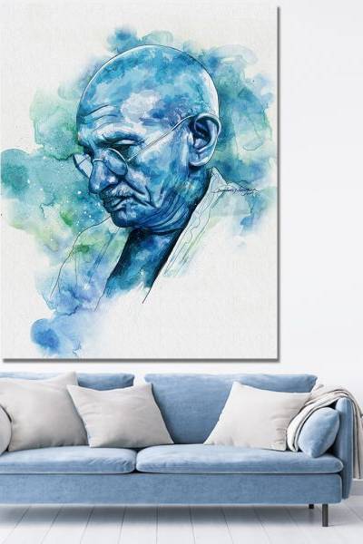 Gandi – Plavi San - slika na platnu