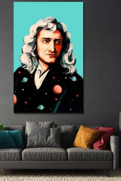 Newton u Pop-Artu - slika na platnu