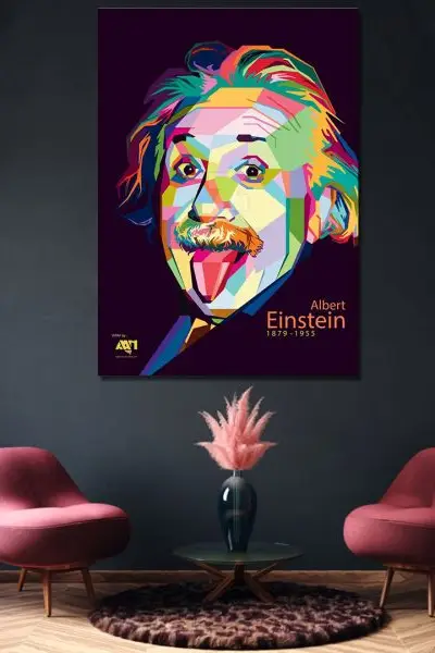 Pop-Art Genije - slika na platnu