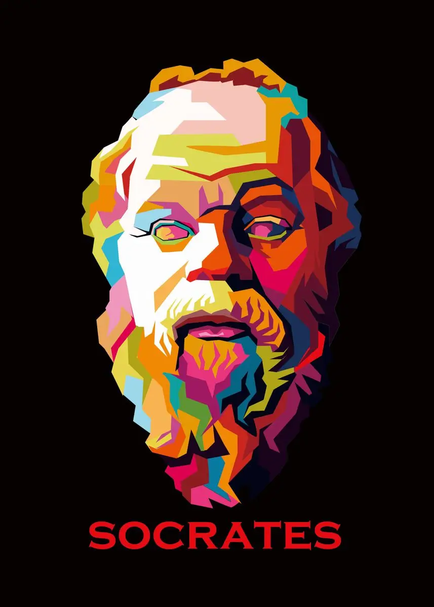 Pop-Art Sokrat – sa ramom