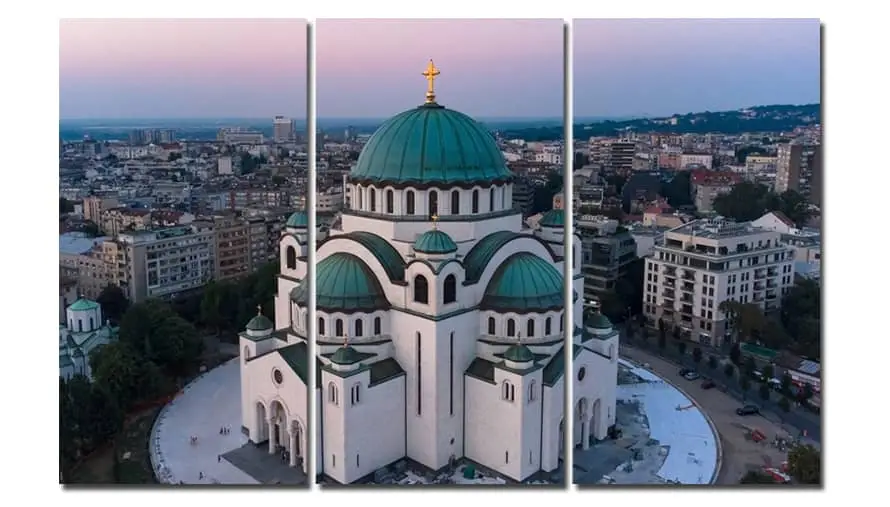 Beograd Ispod Kupole – 3 dela – sa ramom