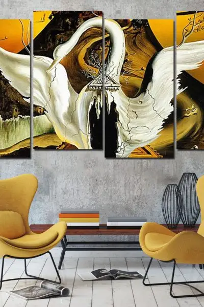 Dali 001 – 4 dela - slika na platnu