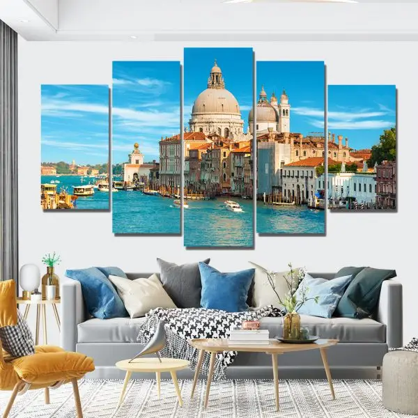 Jutro u Veneciji – 5 delova - slika na platnu