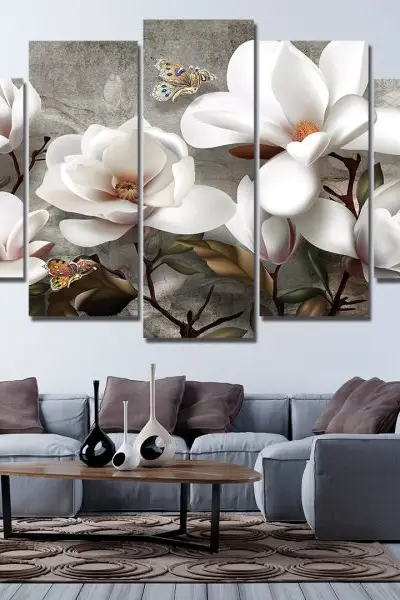 Miris Magnolije – 5 delova - slika na platnu