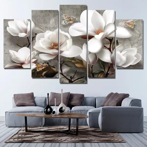 Miris Magnolije – 5 delova - slika na platnu
