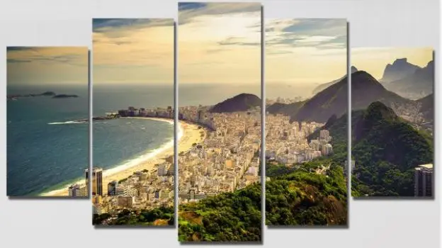 Rio Grad Iznad Talasa – 5 delova – sa ramom