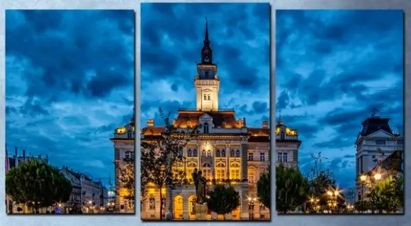 Veče Nad Novim Sadom – 3 dela – sa ramom