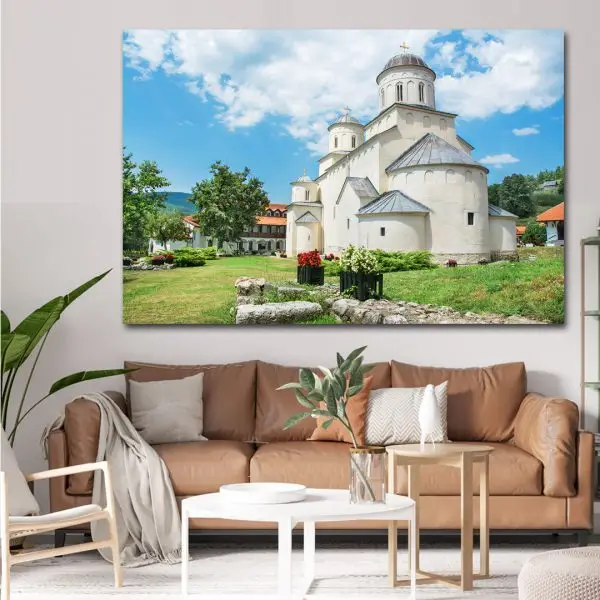 Manastir Mileševa – Svetlost Vere i Duhovnosti - slika na platnu