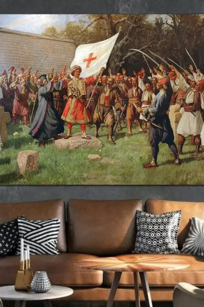 Paja Jovanovic – Takovski ustanak - slika na platnu