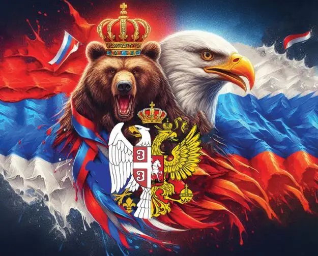 Srbija i Rusija – sa ramom