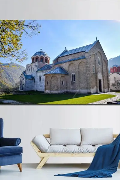 Studenica – Svetinja u Svetlosti Vekova - slika na platnu