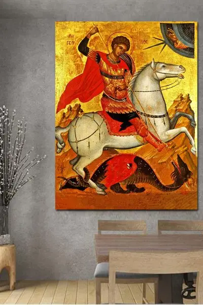 Sveti Đorđe – Oganj Vere - slika na platnu