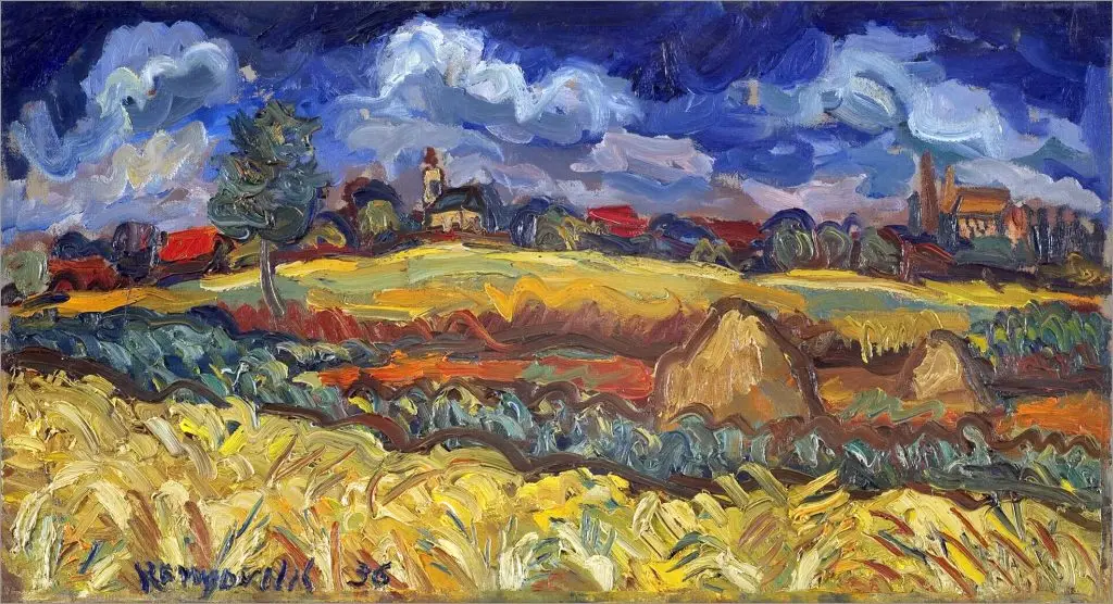 Milan Konjović – Žito – sa ramom