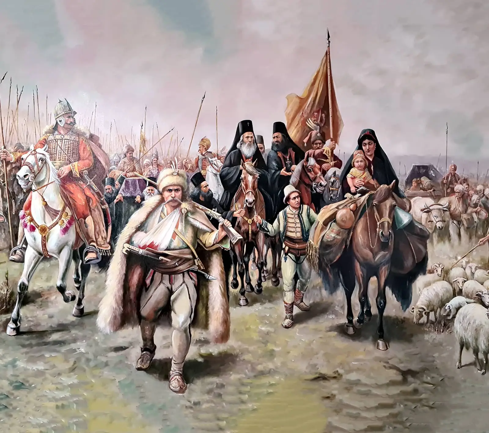 Paja Jovanović – Seoba Srba verzija 2 – sa ramom