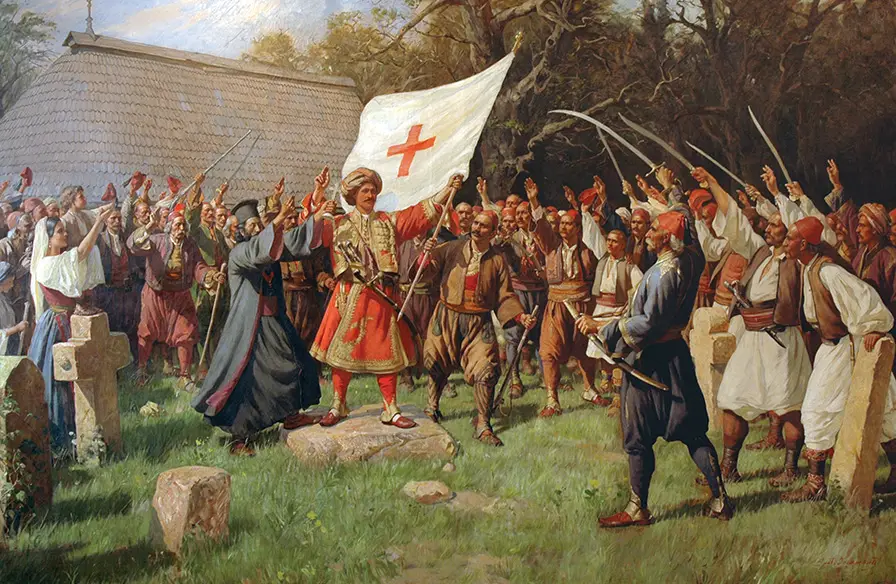 Paja Jovanovic – Takovski ustanak – sa ramom