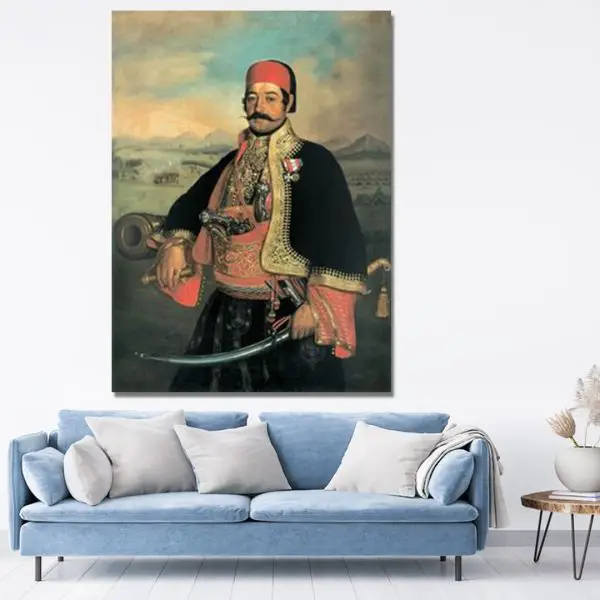 Portret knez Danila I Petrovića Njegoša - slika na platnu