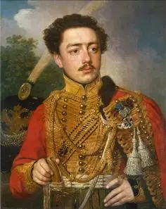 Uroš Knežević – Portret kneza Miloša Obrenovića – sa ramom
