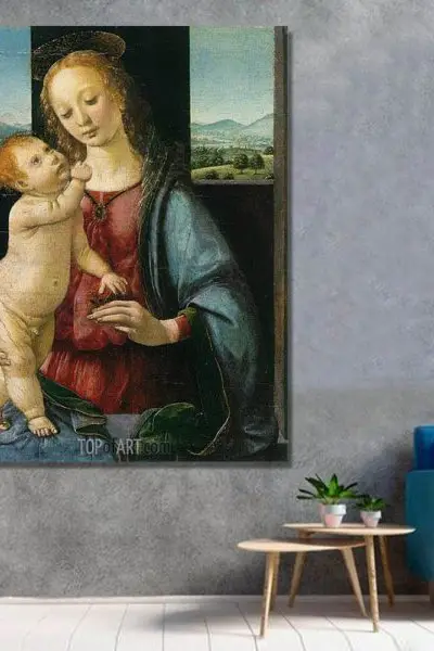 Bernardino Luini – Bogorodica sa detetom - slika na platnu