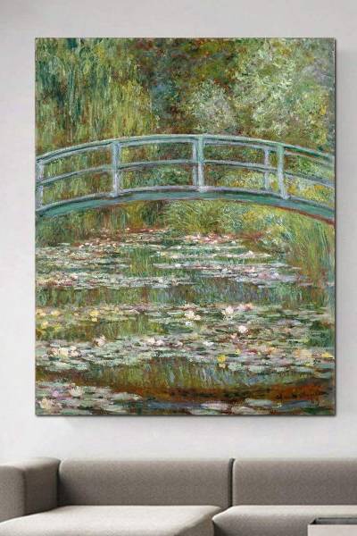 Claude Monet – Bridge Over a Pont - slika na platnu