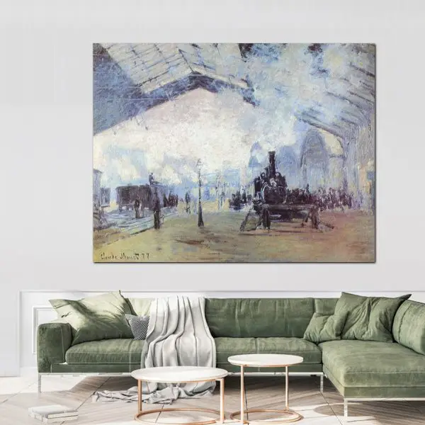 Claude Monet – Gare Saint-Lazare - slika na platnu