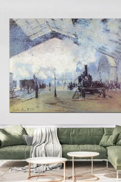 Claude Monet – Gare Saint-Lazare - slika na platnu