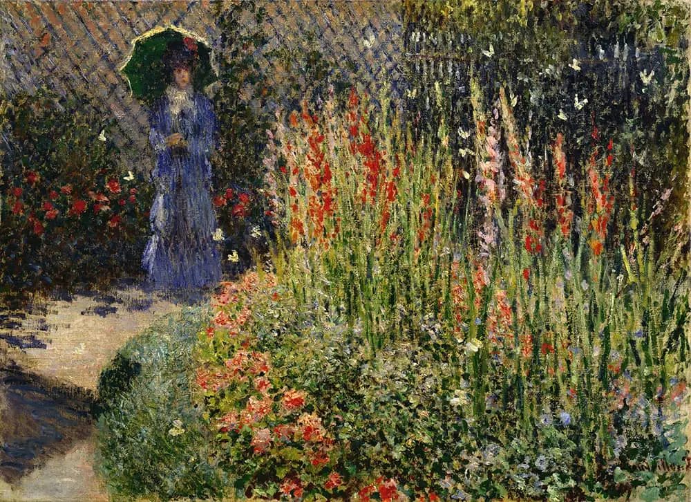 Claude Monet – Gladioli – sa ramom