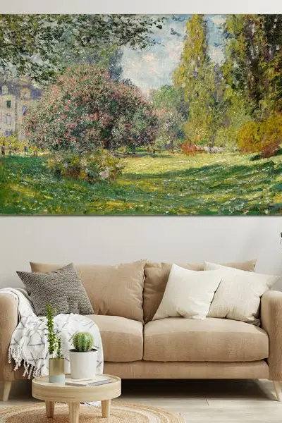 Claude Monet – The Parc Monceau - slika na platnu