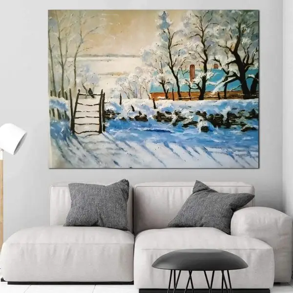 Claude Monet – Winter - slika na platnu