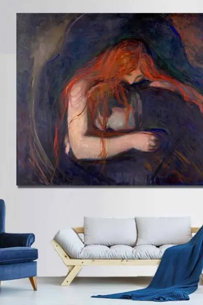 Edvard Munk – Vampir - slika na platnu