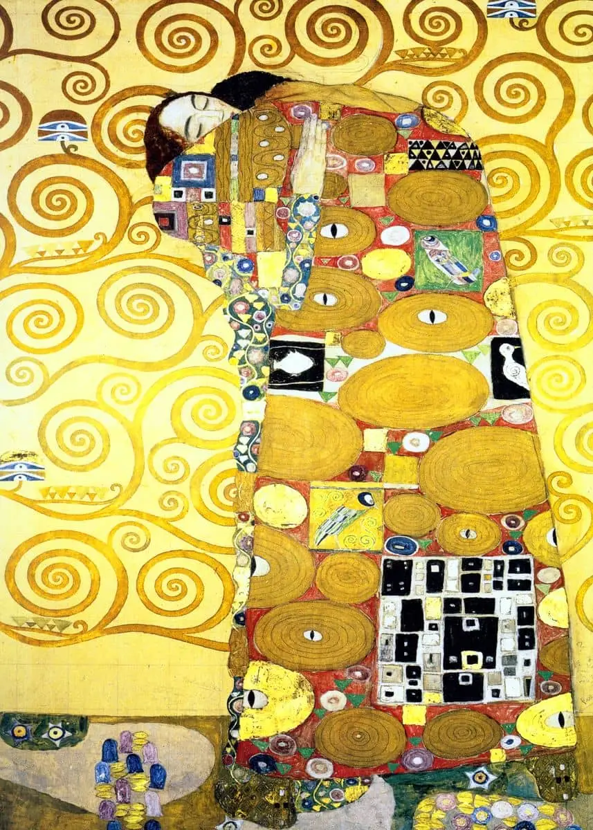 Gustav Klimt – Stablo života (Zagrljaj) – sa ramom