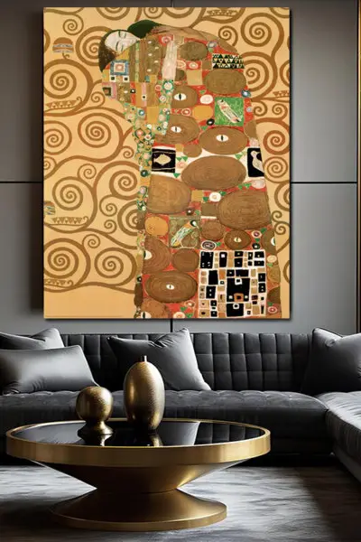 Gustav Klimt – Zagrljaj - slika na platnu