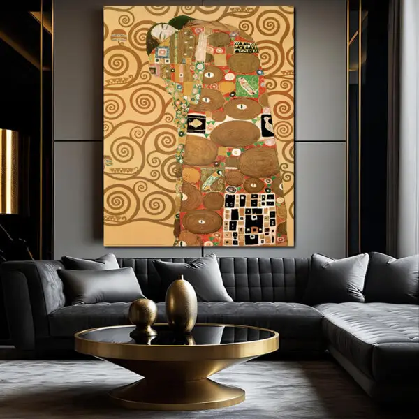 Gustav Klimt – Zagrljaj - slika na platnu