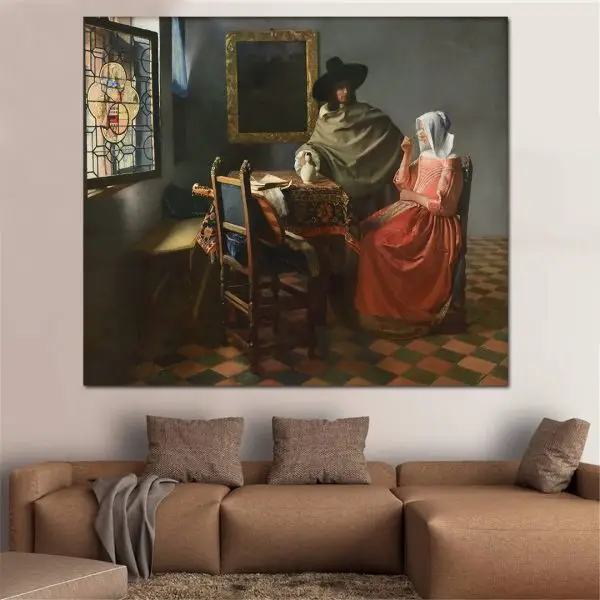 Johanes Vermer – Casa vina – sa ramom