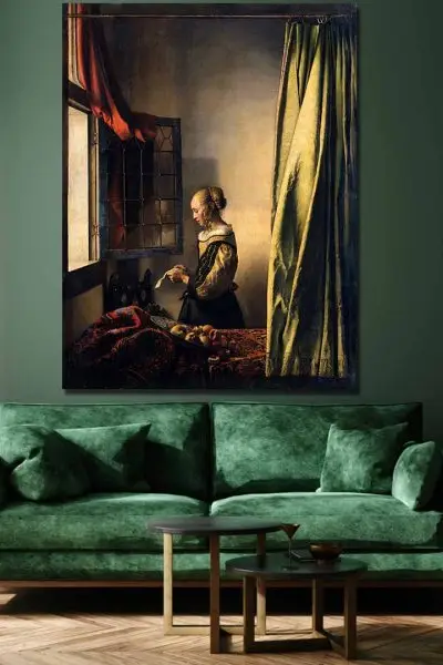Johannes Vermeer – Devojka kraj Prozora - slika na platnu