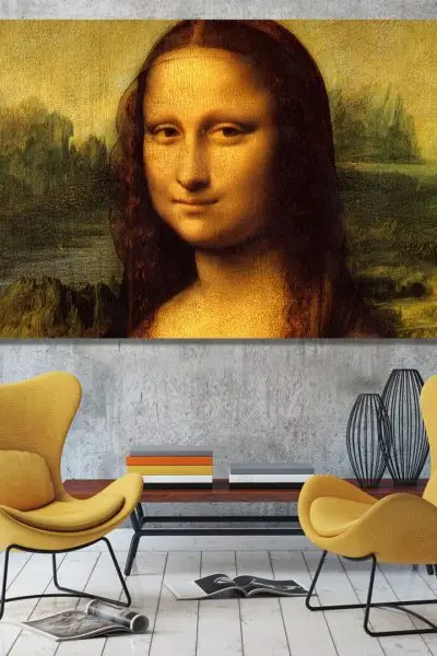 Leonardo da Vinči – Mona Lisa – Večni Osmeh - slika na platnu