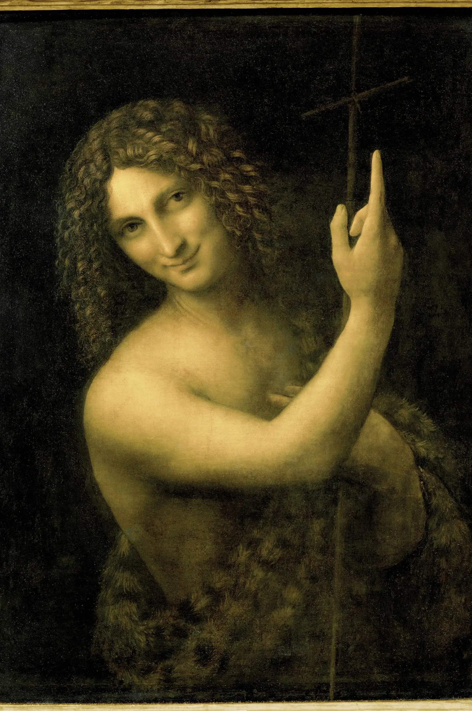Leonardo da Vinči – Sveti Jovan Krstitelj – sa ramom