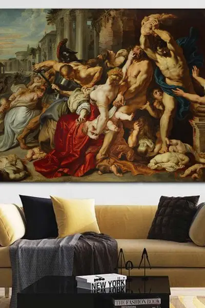 Peter Paul Rubens – Masakr nevine dece - slika na platnu