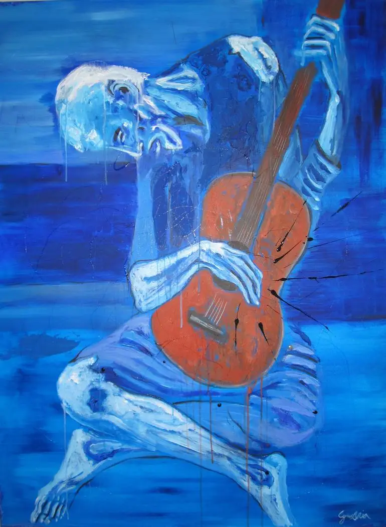 Pikaso – Stari gitarista – sa ramom