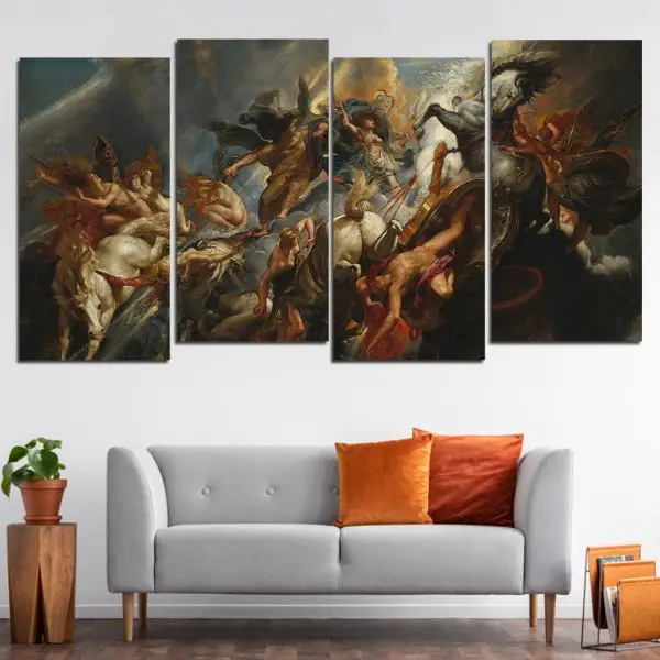 Piter Pol Rubens – The Fall of the Damned 4 dela - slika na platnu