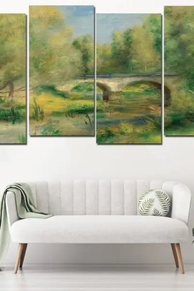 Pjer Ogist Renoar – Pont Neuf (Most u Šatuu) – 4 dela - slika na platnu