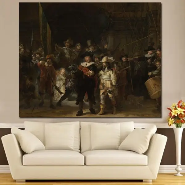 Rembrant – Nocna straza - slika na platnu