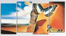 Salvador Dali – Metamorfoza Narcisa sa leptirima 4 dela – sa ramom