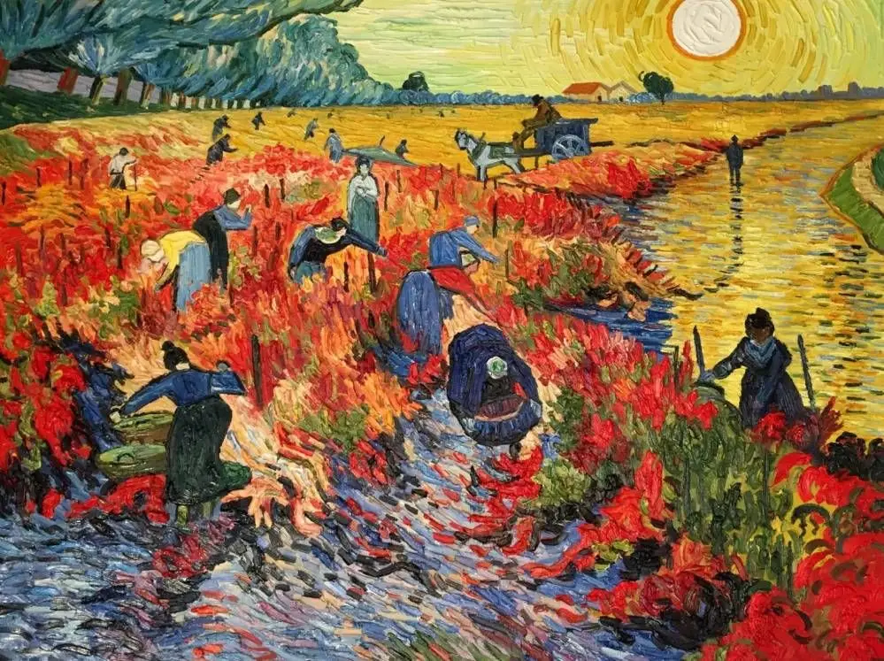 Van Gogh – Crveni vinograd – sa ramom