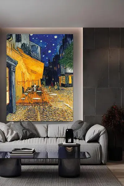 Van Gogh – Kafić na terasi noću - slika na platnu