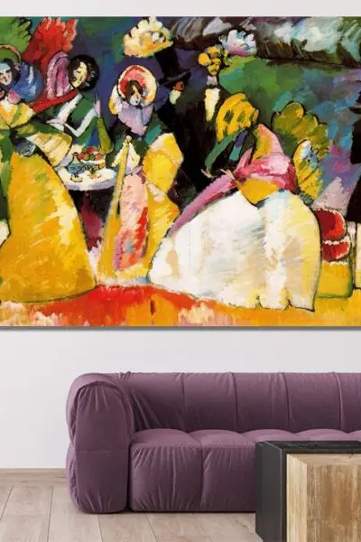 Vasilij Kandinski – Engleski plesači - slika na platnu