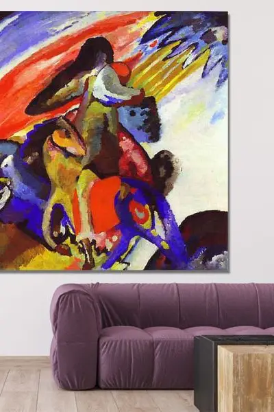Vasilij Kandinski – Improvisation 20 (Jahač) - slika na platnu