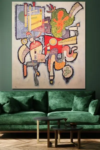 Vasilij Kandinski – Kompozicija IX – Oblikovanje - slika na platnu