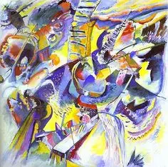 Vasilij Kandinski – Kompozicija VII – originalna kompozicija – sa ramom