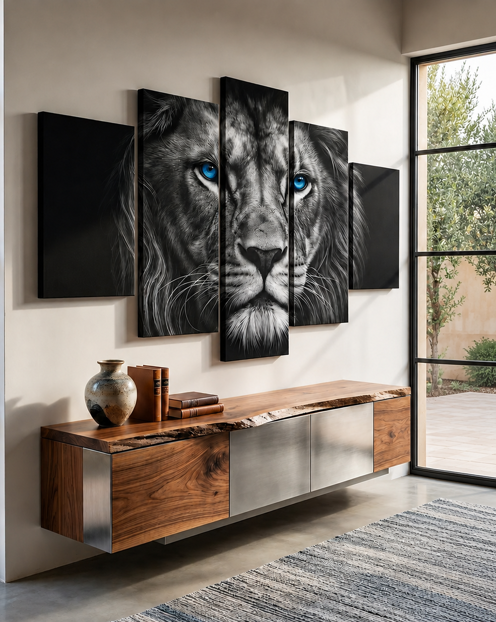 Pogled Lava – Multipanel Zidna Slika - slika na platnu